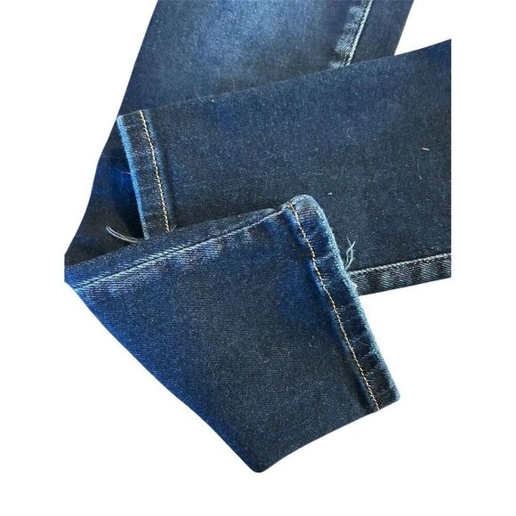 KanCan Women's High Rise Skinny Jeans Juniors Size 5 Blue Frayed Hem Stretchy - Picture 3 of 9